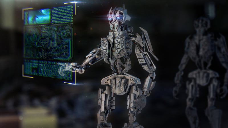 Futuristic Technology Robot